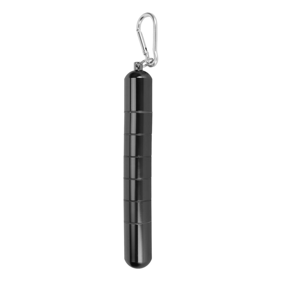 Cigar Tube Aluminum Alloy Waterproof Detachable Sealed Lightweight Cigar Case Tube for Daily Use Black