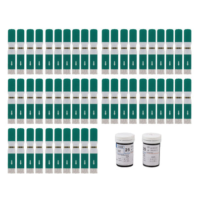 50PCS Blood Glucose Test Strips PET Accurate Diabetes Testing Strips for Self Blood Sugar Monitoring