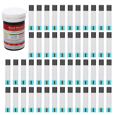 50 Count Blood Glucose Test Strips Accurate PET Blood Sugar Test Strips for Diabetes Blood Sugar Monitoring