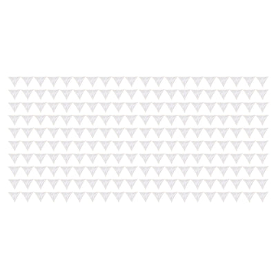 200pcs Inside Corner Dust Guards Clear Triangular Anti Collision Dust Proof Table Corner Guards for Stairs Closets Cabinets Drawers