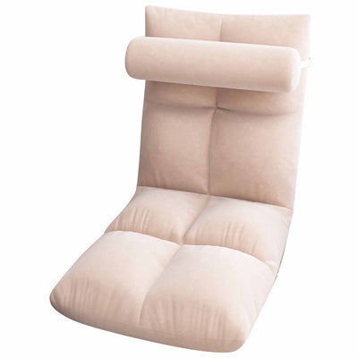 Floor Chair with Back Support Folding Sofa Chair Sleeper Bed Couch Recliner Floor Gaming Chair Meditation Chair for Adults Pink