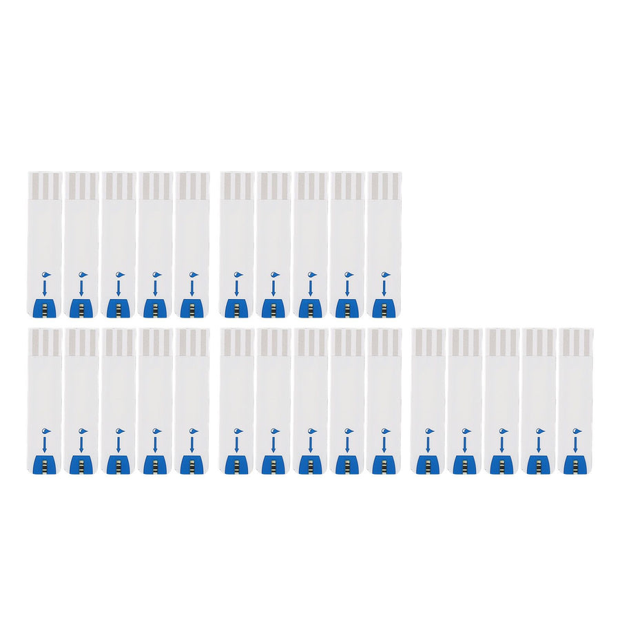 25pcs Blood Glucose Test Strips Home Use Accurate Diabetic Test Strips for Blood Sugar Monitor Self Glucose Testing