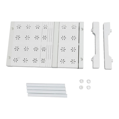 Expandable Closet Shelf Organizer Adjustable Space Saving Wardrobe Sink Tension Shelf 24cm Width 22cm Height Length 27 to 38cm/10.6 to 15.0in
