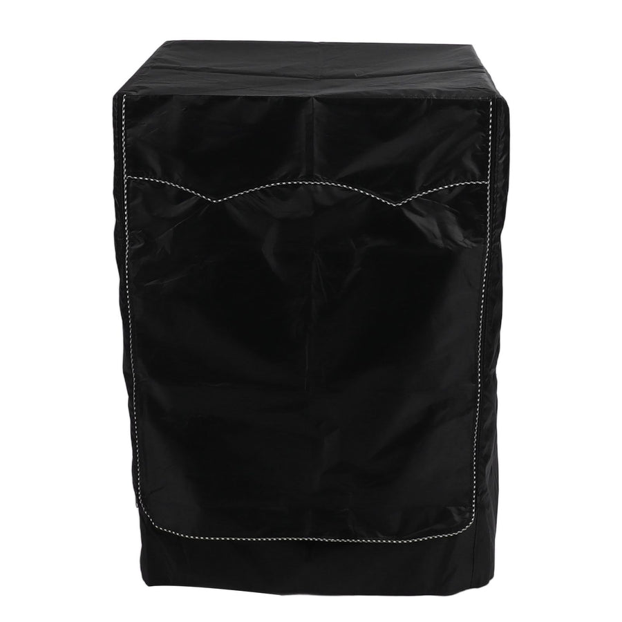 Washing Machine Cover Washer Dryer Cover Suit Most Front Load Waterproof Suncreen Dustproof All Weather Protection Black 63x68x100cm / 24.8x26.8x39.4in