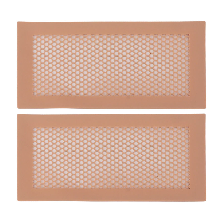 2Pcs Baby Proof Vent Cover Child Proof Safe Soft Silicone for Home Floor Catch Debris Hair Insect Pink