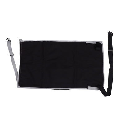Airplane Seat Extender for Kids Canvas Portable Toddler Travel Bed Airplane Footrest Hammock for Flights Black