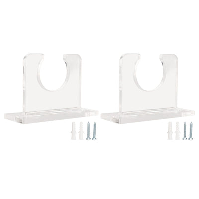 2pcs Baseball Bat Holder for Vertical Display Sturdy Acrylic Bat Hanger Baseball Bat Wall Mount Display Rack