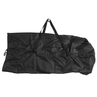 Canopy Carrying Storage Bag Waterproof Tent Bag with 2 Handles Bottom Opening UV Resistant Travel Sports Equipment Bag Black 140x34x44cm / 55.1x13.4x17.3in