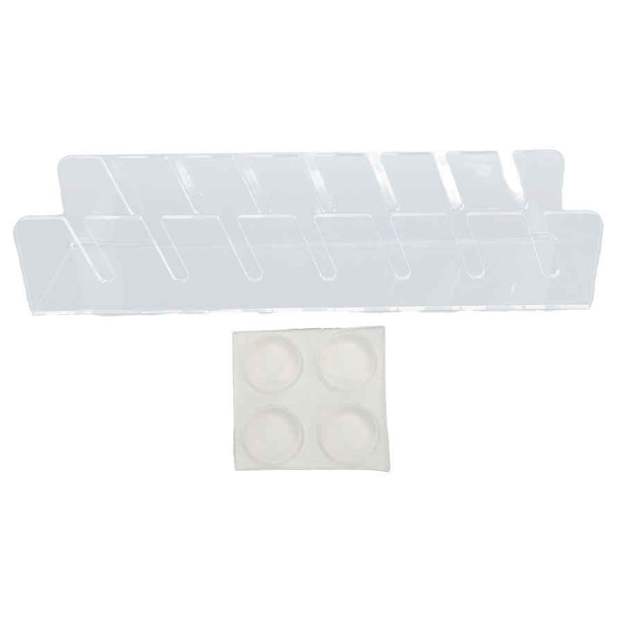 Hat Display Racks Hold 7 Baseball Caps Vertical Display Acrylic Baseball Cap Organizer for Closet Bedroom Transparent
