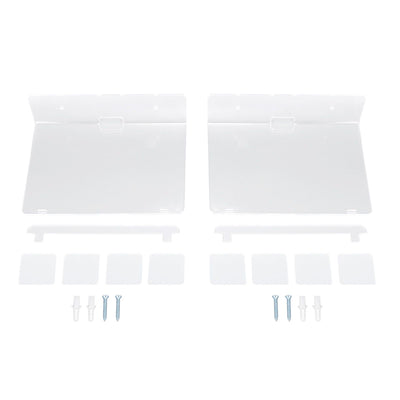 2PCS Floating Shelf Acrylic Wall Shelf Easy Installation Wall Mount for Speaker Monitor Living Room Wall Decor
