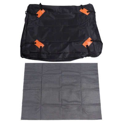 425L Waterproof Car Roof Bag Oxford Cloth Car Rooftop Cargo Carrier Roof Bag with Anti Slip Mat 420D