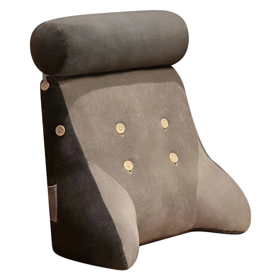 Backrest Pillow Washable Removable Cover Soft Cartoon Animal Back Support Cushion for Office Chair Bedside Dog