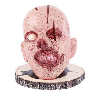 Knife Holder Head Horrr Skull Knife Storage Rack for Halloween Home Decor Kitchen Ornament
