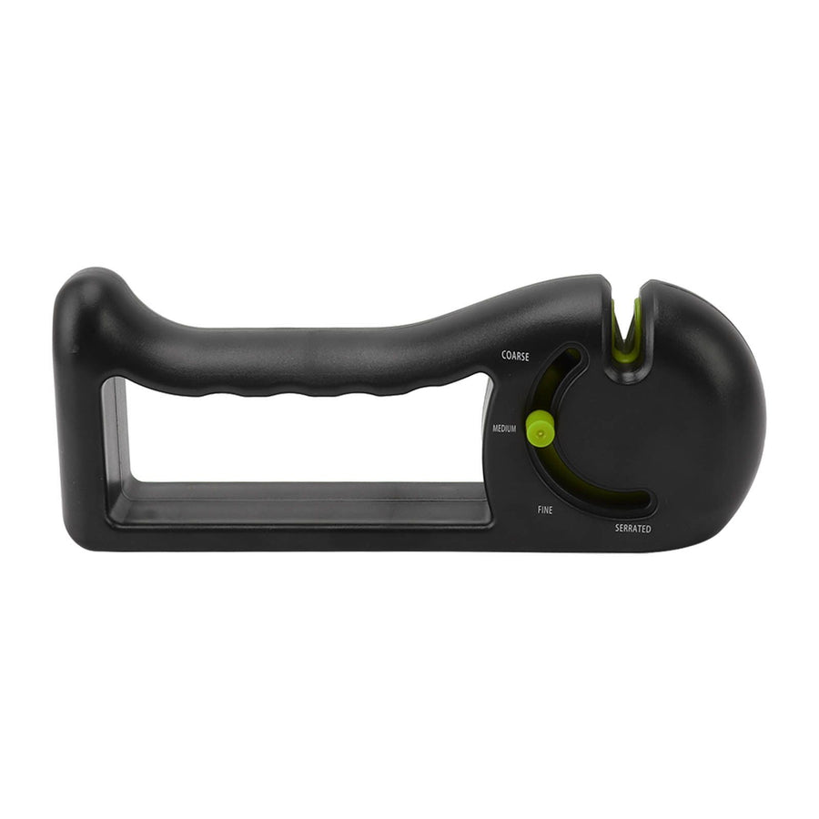 Knife Sharpener 4 Stage Adjustable Handheld Manual Knife Sharpeners for Kitchen Knives Green