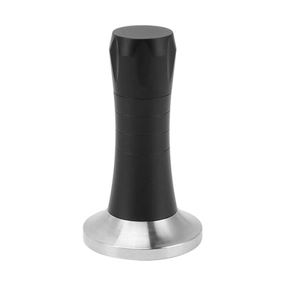 Coffee Tamper Stirrer Kit Distribution Tool Set 2 in 1 Hand Presser for Home Black 58mm