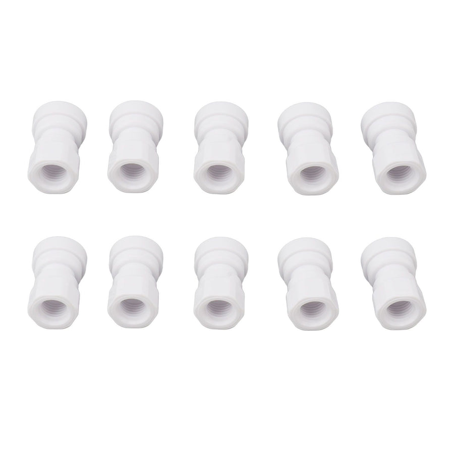 10 Pcs Plastic Quick Connect Fittings Multifunctional Plastic Quick Pipe Fitting for Home Winery Beer Brewing 3/8