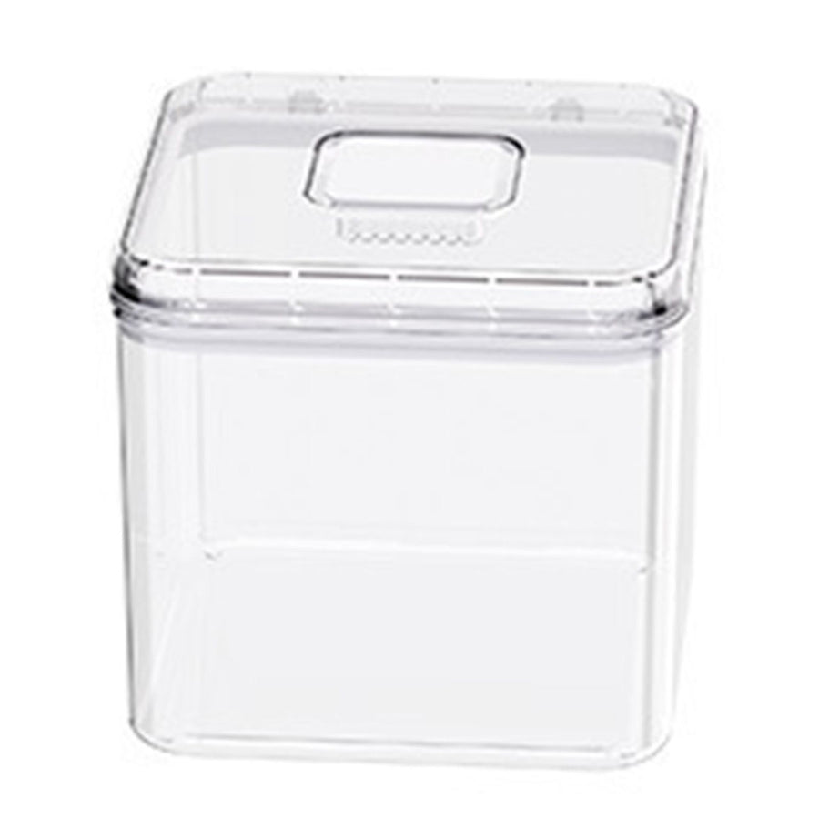 Rice Container Airtight Anti Bugs Moistureproof Hinged Lid Strong Plastic Rice Storage Bin for Family Kitchen White(16.5lb Capacity)