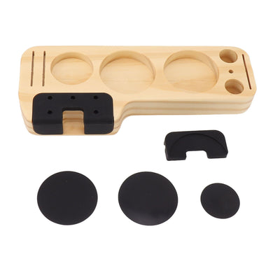 Wooden Coffee Tamper Holder Prevent Slip Stable Multifunctional for Home Cafe Restaurant Hotel Office 51