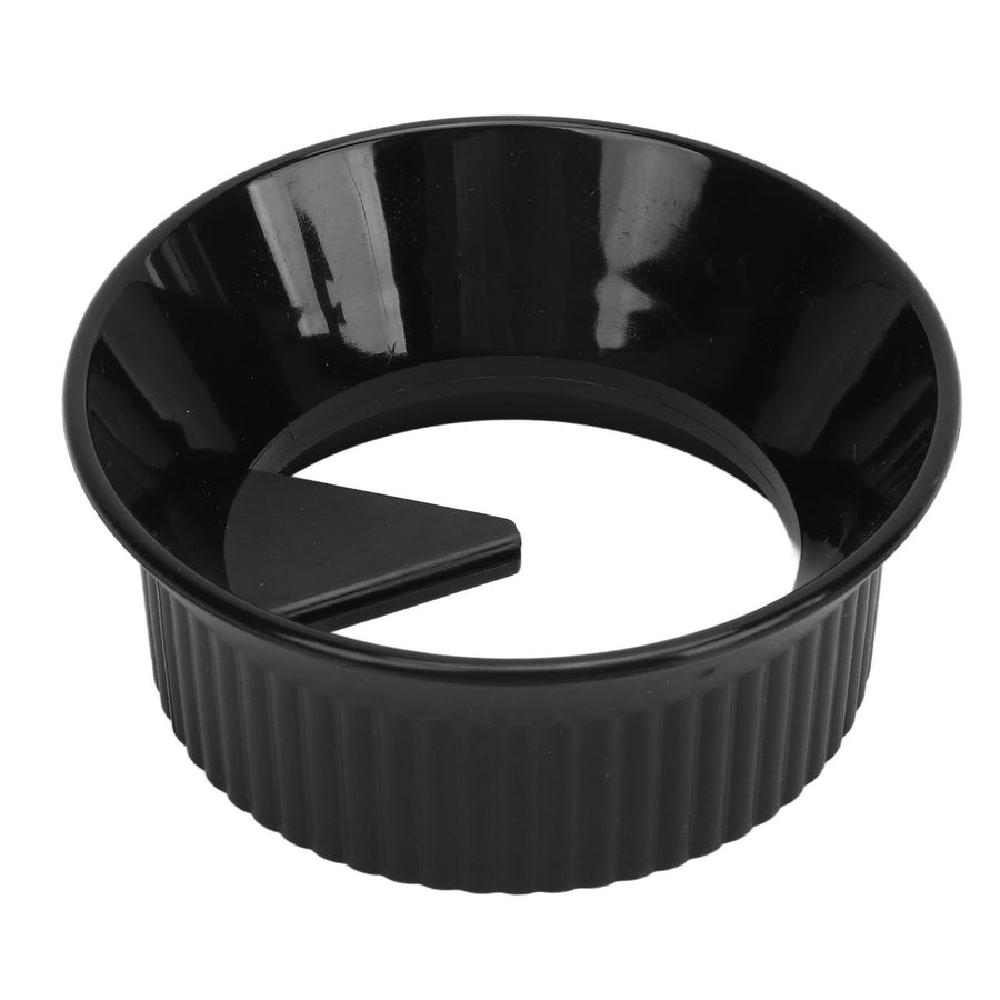 Moka Coffee Distributor Splash Proof Dosing Funnel Coffee Dosing Ring for Single And Dual Valve Moka Pot Black For Six 300ml