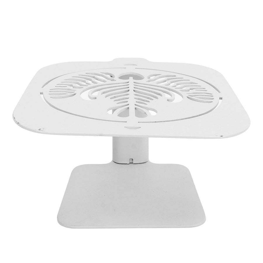 Coffee Weighing Rack Carbon Steel Adjustable Height Waterproof Scale Rod Protection Stand for Coffee Machine White Latte Pattern