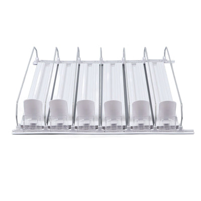 Drink Automatic Pusher Glide ABS White Width Adjustable 12oz 16oz 16.9oz 20oz Refrigerator Soda Can Organizer for Beverage 31cm/12.2in