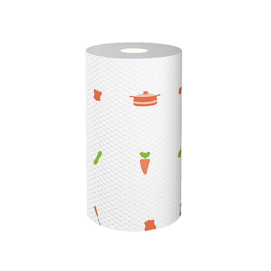 50 PCS Kitchen Paper Towels Wet Dry Use One Time Use Polyester Dish Paper Towels for Dishes Pots