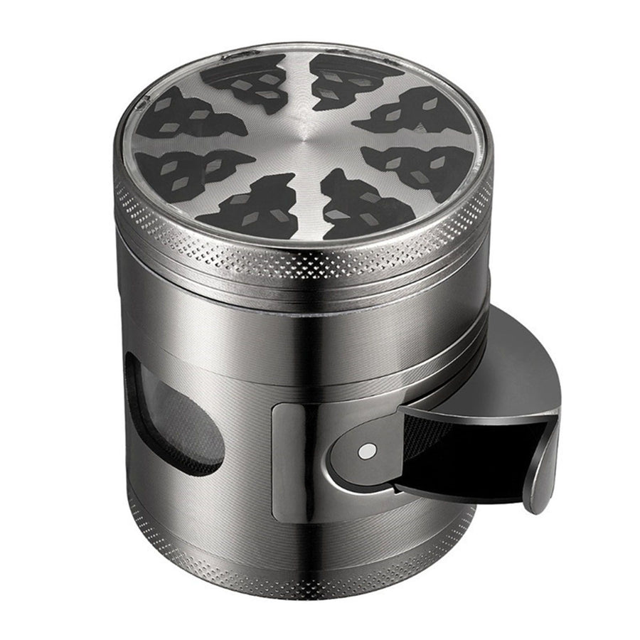 Manual Spice Grinder Small Portable Zinc Alloy Herb Grinder for Household Kitchen Restaurant