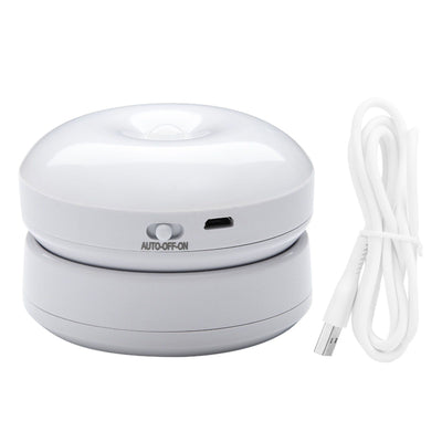 Motion Sensor Night Light 360 Degree Rotation LED Rechargeable Motion Activated Night Light for Stairs Wall Closet Cabinet White Light