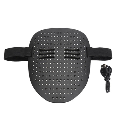 LED Party Face Cover Gesture Sensing Adjustable Light Up Transforming Face Cover for Cosplay Carnival Festival