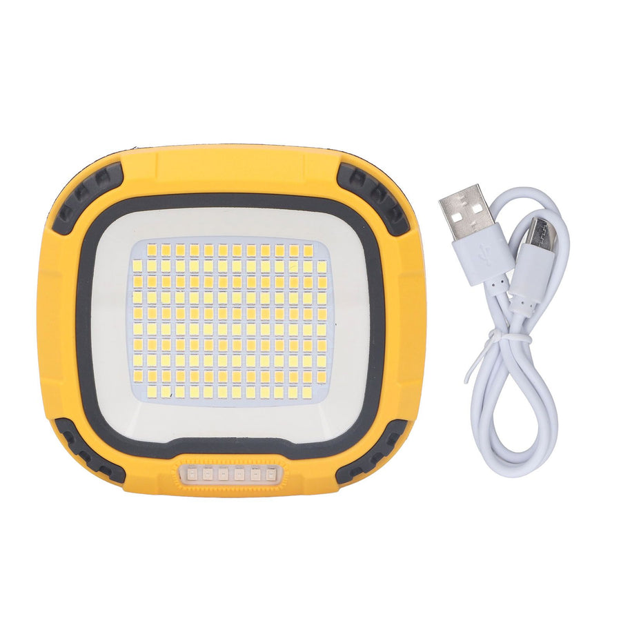 Portable LED Work Light USB Rechargeable Outdoor Flood Light Power Bank IP44 Waterproof for Hiking Working Car Repairing Workshop