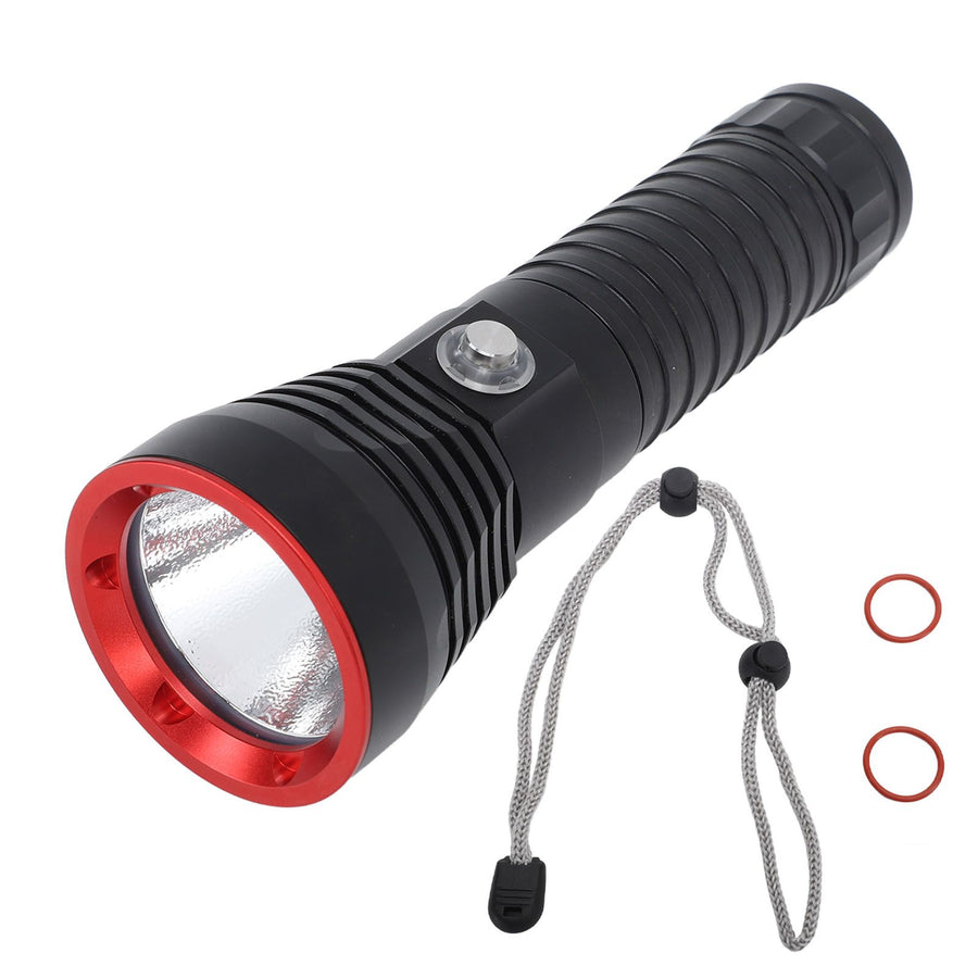LED Dive Torch 5000k 2000LM IPX8 Waterproof Professional Underwater 100m Diving Flashlight