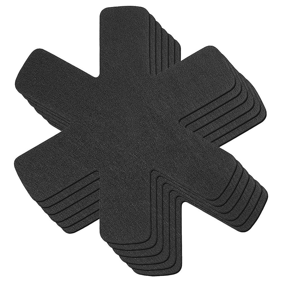 6Pcs Pan Protection Mat Stackable Insulation Pads Pot Trivet Pot Cookware Protector for Kitchen Gadgets
