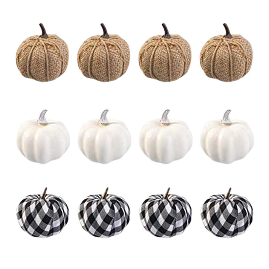 Artificial Pumpkins Harvest Fake Pumpkin Models for Fall Thanksgiving Halloween Decoration
