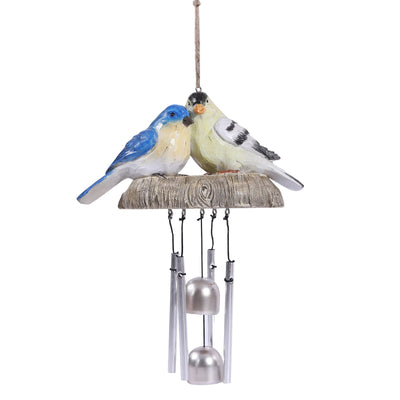 Rustic Bird Wind Chimes Outdoor Hanging Wind Chime Home Patio Decoration