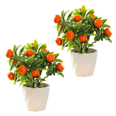 Artificial Fruit Tree Potted Small Potted Simulation Planting Pot Ornament Decoration