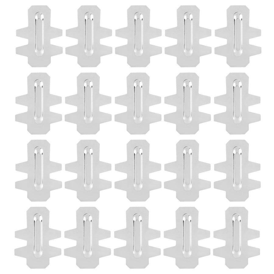 20Pcs Stainless Steel Rabbit Cage Door Hook Card Accessory Cage Hardware Breeding Equipment
