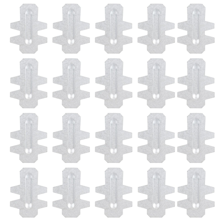 20PCS Rabbits Cage Cards Galvanized Sheet Iron Rabbits Cage Door Feeder Card Farming Equipment