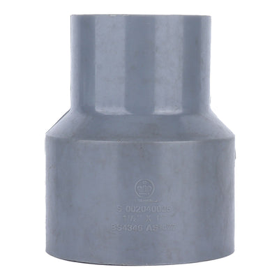 1in PVC Straight Reducing Connector Water Pipe Adapter for Water Supply Pipe Fittings