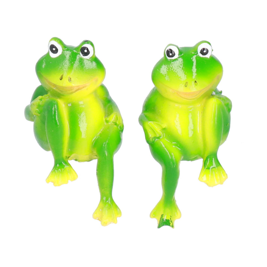 Frog Decor Hand Made Resin Micro Landscape Durable Fadeless Gift Frog Garden Decor for Home