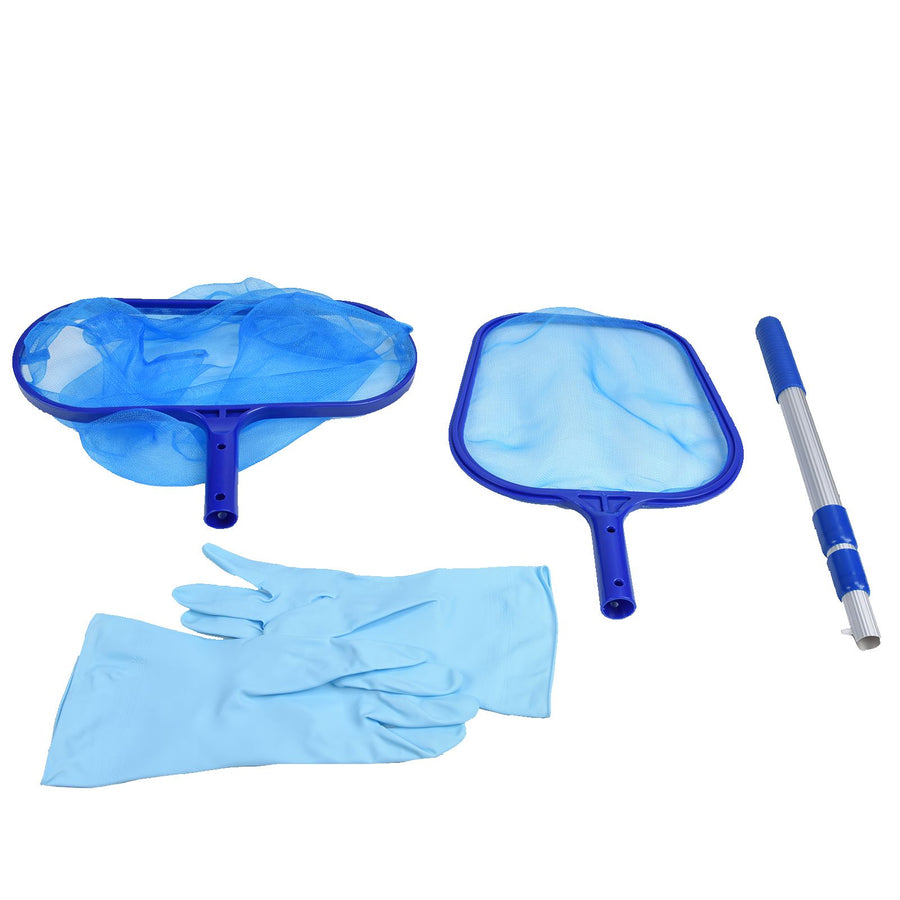 Pool Skimmer Net Quick Effective Removal Safe Easily Use Complete Tools Deep Skimmer Net Kit for Swimming Pool