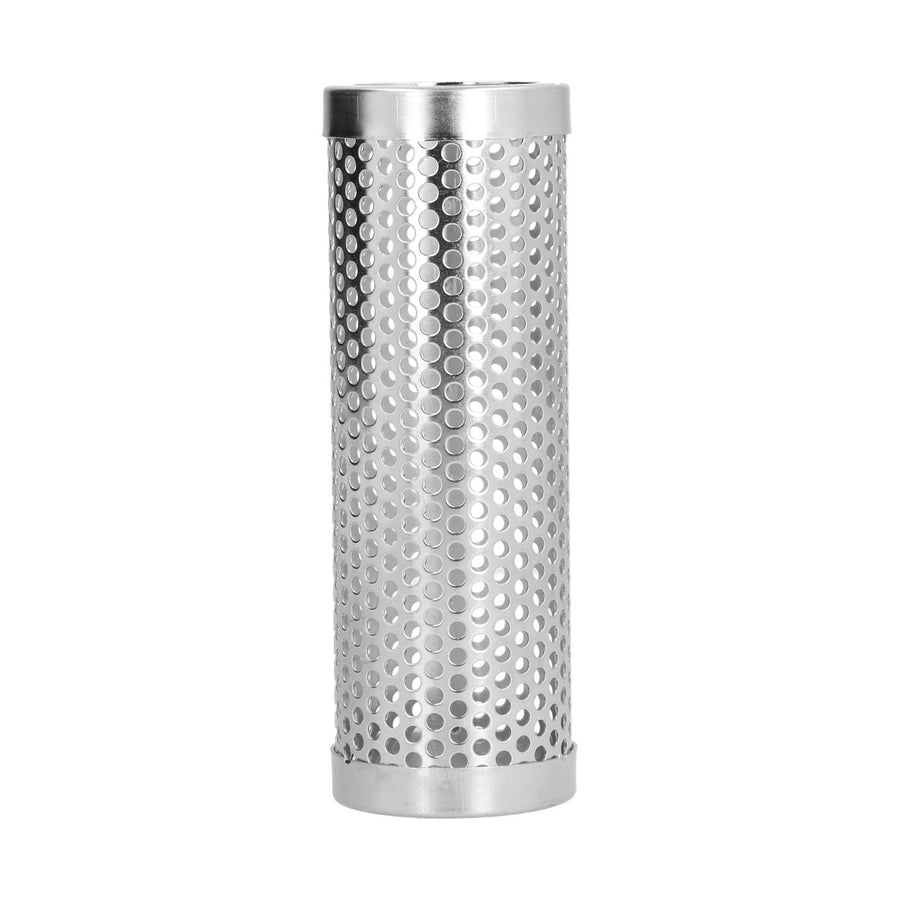 Smoker Box Cylindrical Detachable Large Capacity Fruit Wood BBQ Pellet Smoker Tube for Outdoor CampingS 15.3x5.3cm