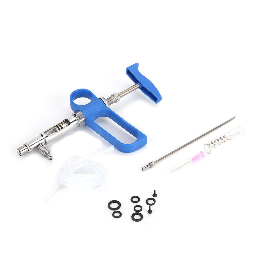 2ml Vaccine Syringe Type C Continuous Syringe Injector for Chicken Pig Sheep Ducks Animal Livestock Supplies