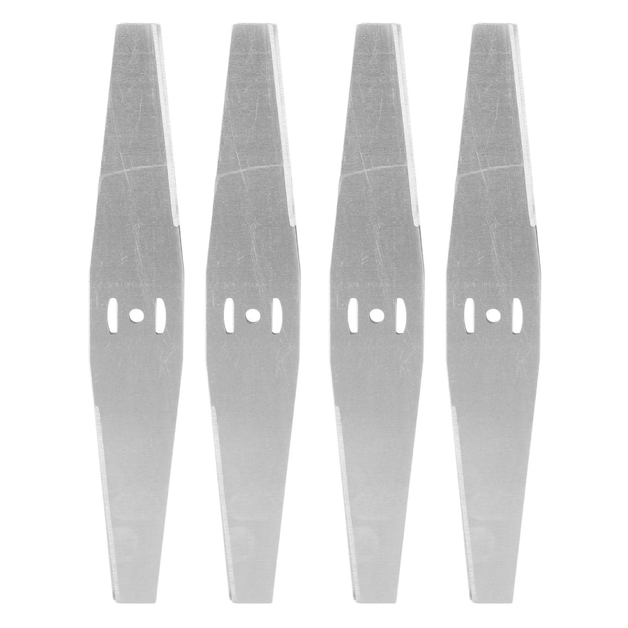 4PCS Lawn Mower Blades Stainless Steel Electric Grass Trimmer Cutter Blade Replacement Set for Yard and Garden Weeder Tool