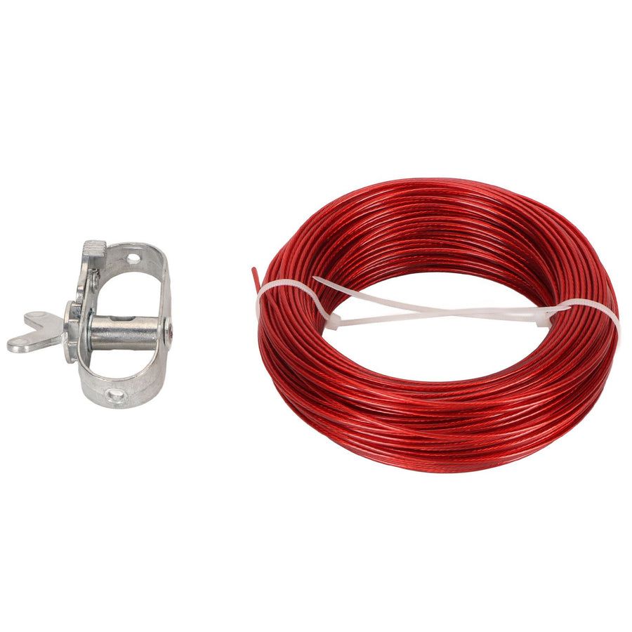 150ft Pool Cover Cable with Rustproof Aluminum Winch for Above Ground Swimming Pool