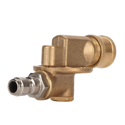 Quick Connecting Pivoting Coupler Attachment 1/4in for Pressure Washer Nozzle Adjustable 4500psi Garden Supplies 7 Level