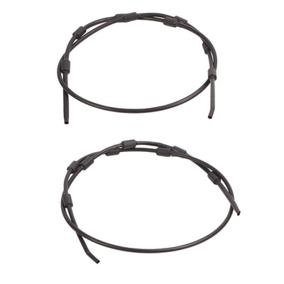 2PCS Replacement Tree Stand Cables 65 Inch Stainless Steel Plastic Climbing Treestand Cables for Hunting Accessories