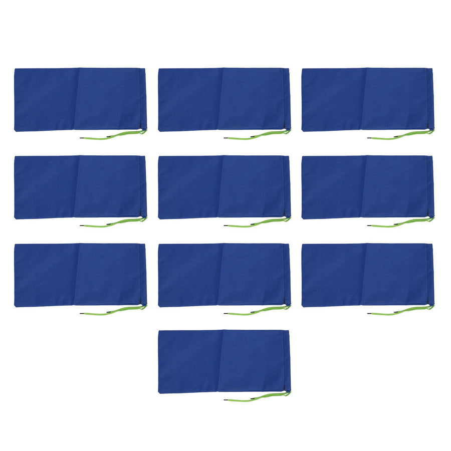 10Pcs Water Activated Flood Barriers Drawstring Flood Prevention Sand Bag for Gate Garage Basement