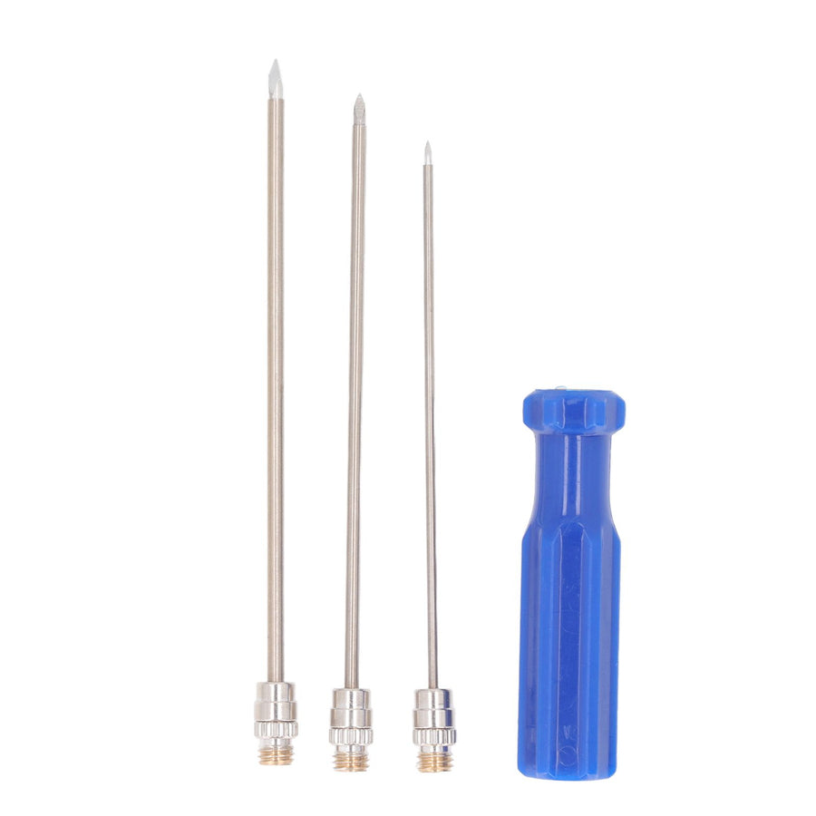 3PCS Livestock Trocar Stainless Steel Dispensing Stomach Deflation Needle Veterinary Equipment Surgical Instruments for Cattle Cow Rumen Puncture