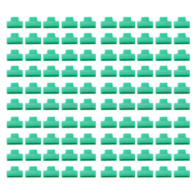 100pcs Greenhouse Clamps Film Row Cover Netting Tunnel Hoop Clip Frame Shading Net Rod Clip Greenhouse Film Clamps 8mm / 0.3in