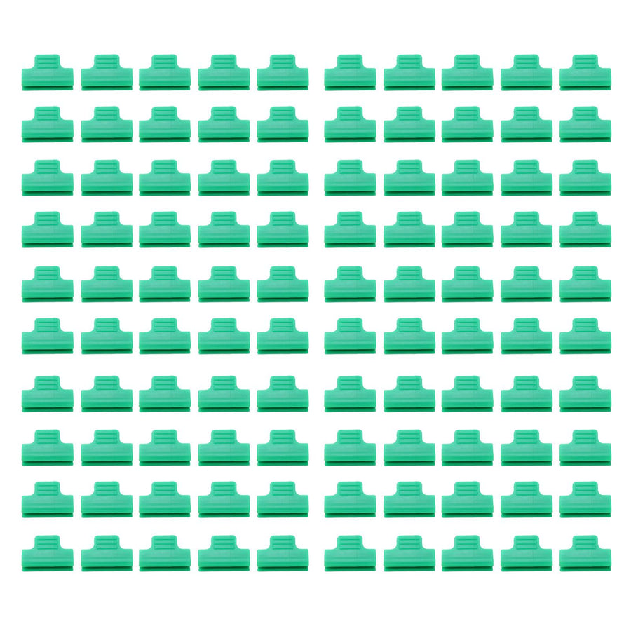 100pcs Greenhouse Clamps Film Row Cover Netting Tunnel Hoop Clip Frame Shading Net Rod Clip Greenhouse Film Clamps 8mm / 0.3in